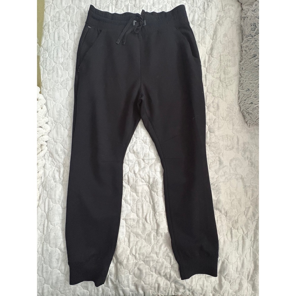 Abercrombie & Fitch YPB neoKNIT Joggers Mens Medium Black Tapered Sweatpants